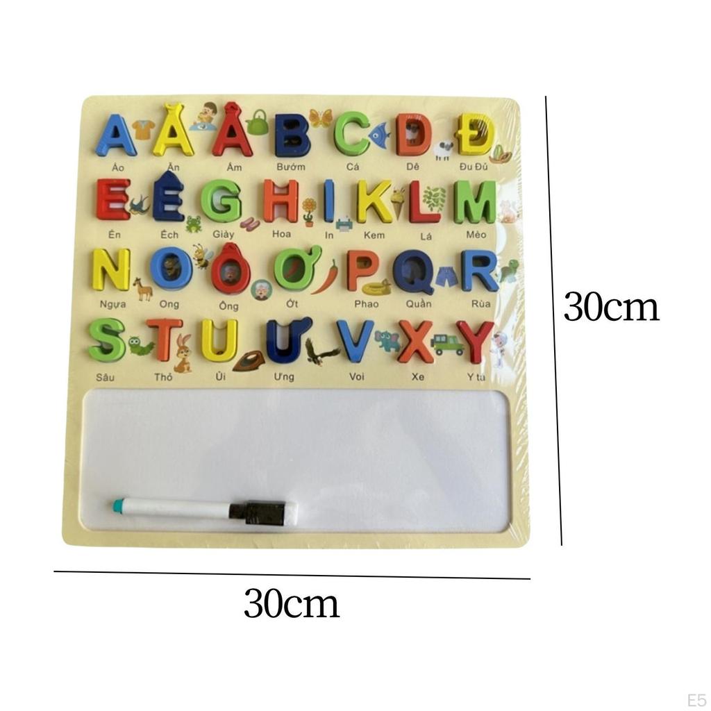 Алфавитная головоломка 30x30 см, сенсорная игрушка, координация, деревянная головоломка, подарки на День святого Валентина,