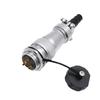 Weipu WF24 Aviation Plug 2-4 Pin Male & Female Waterproof Connector with Rear Nut Base