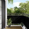 VidaXL Balcony Screen, Garden Privacy Screen, Protection Screen, Outdoor Terrace Privacy Screen, Black 75x800 Cm 100% 4000362