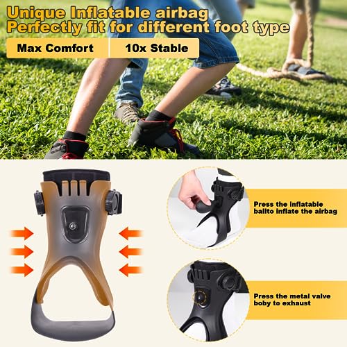 Inflatable airbag foot sagging correction rehabilitation ankle brace  foot valgus orthotics size L  right foot