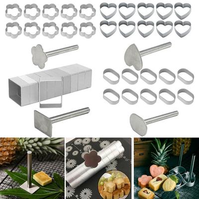 10 шт. квадратная прямоугольная форма ананаса, форма для пирога, печенья, пресс для резки печенья