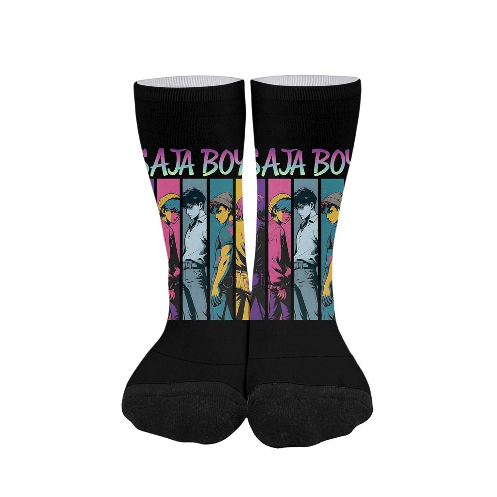 Fashionable Mens' Novelty Socks - Mid-Calf Length