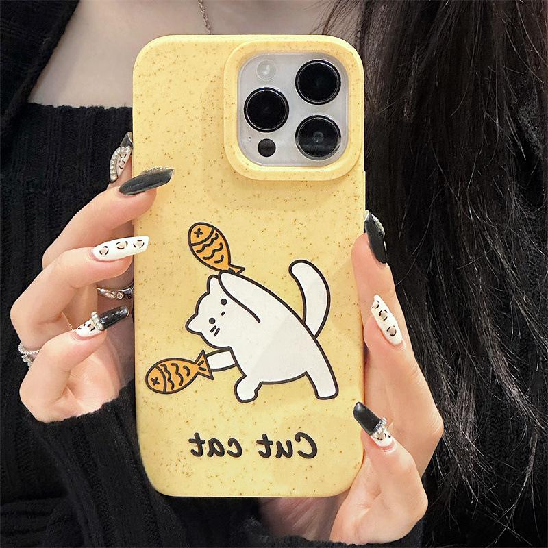 Защитный чехол Zhitai Creative Wheat Shell для iPhone 11/13/14/15Pro/16ProMax