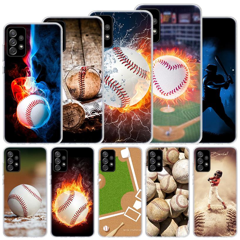 Спортивный мягкий чехол в стиле бейсбола для Samsung Galaxy A17 A16 A26 A36 A56 A15 A14 A13 A55 A54 A53 Чехол для телефона A25 A35 A24 A34 A23 A33 A05S