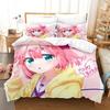 Новый комплект постельного белья Anime Girls The Demon Girl Next Door Single Twin Full Queen King Size Bed Set Adult Kid Bedroom Duvetcover Sets