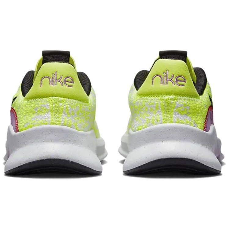 Nike SuperRep Go 3 Flyknit Next Nature Volt Rush Fuchsia Женские кроссовки Зеленый Белый Черный DH3393-700