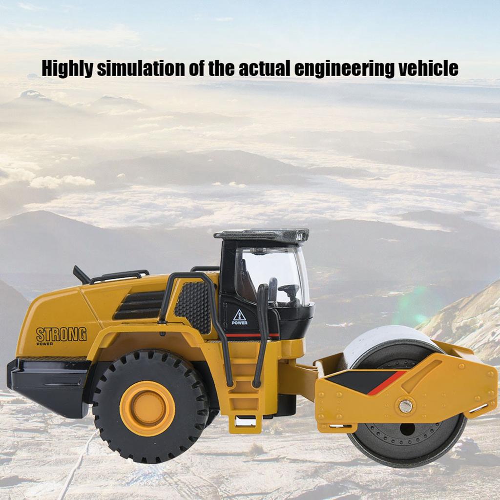 1:50 сплав дорожный каток модель инженерная строительная машина игрушка