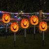 Solar LED Halloween Pumpkin Lantern for Outdoor Garden - Waterproof Decoration