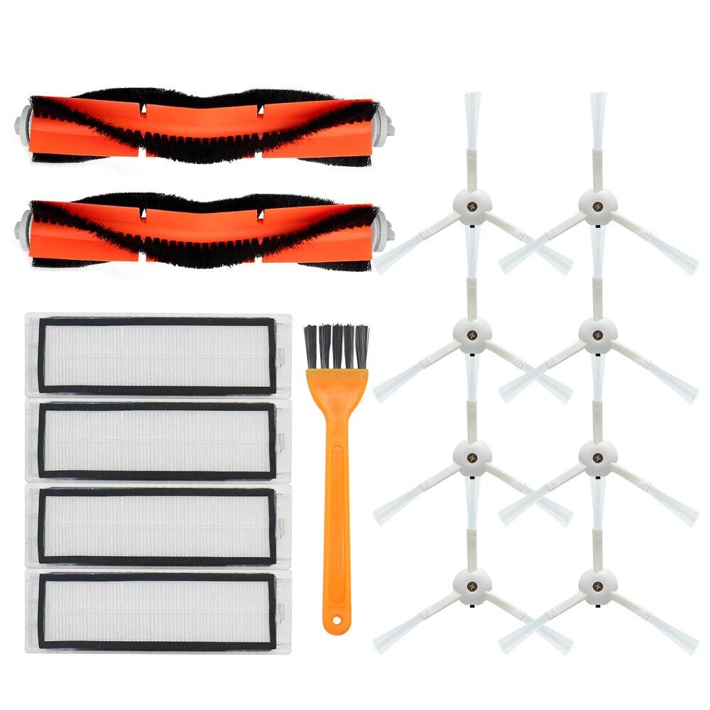 HEPA-фильтр + боковая щетка + основная щетка для робота-пылесоса Xiaomi MI 2 Roborock S50 S51, запчасти для пылесоса, аксессуары