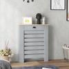 95.5H x 78Wcm Radiator Cover, with Drawer - Grey