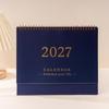 Foldable Table Calendar Standing Academic Planner 2027 Desktop Desk Calendar  Office Supply