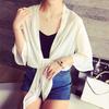 Women'S Summer Casual Chiffon Shawl Sunscreen Cardigan Blouse Beachwear