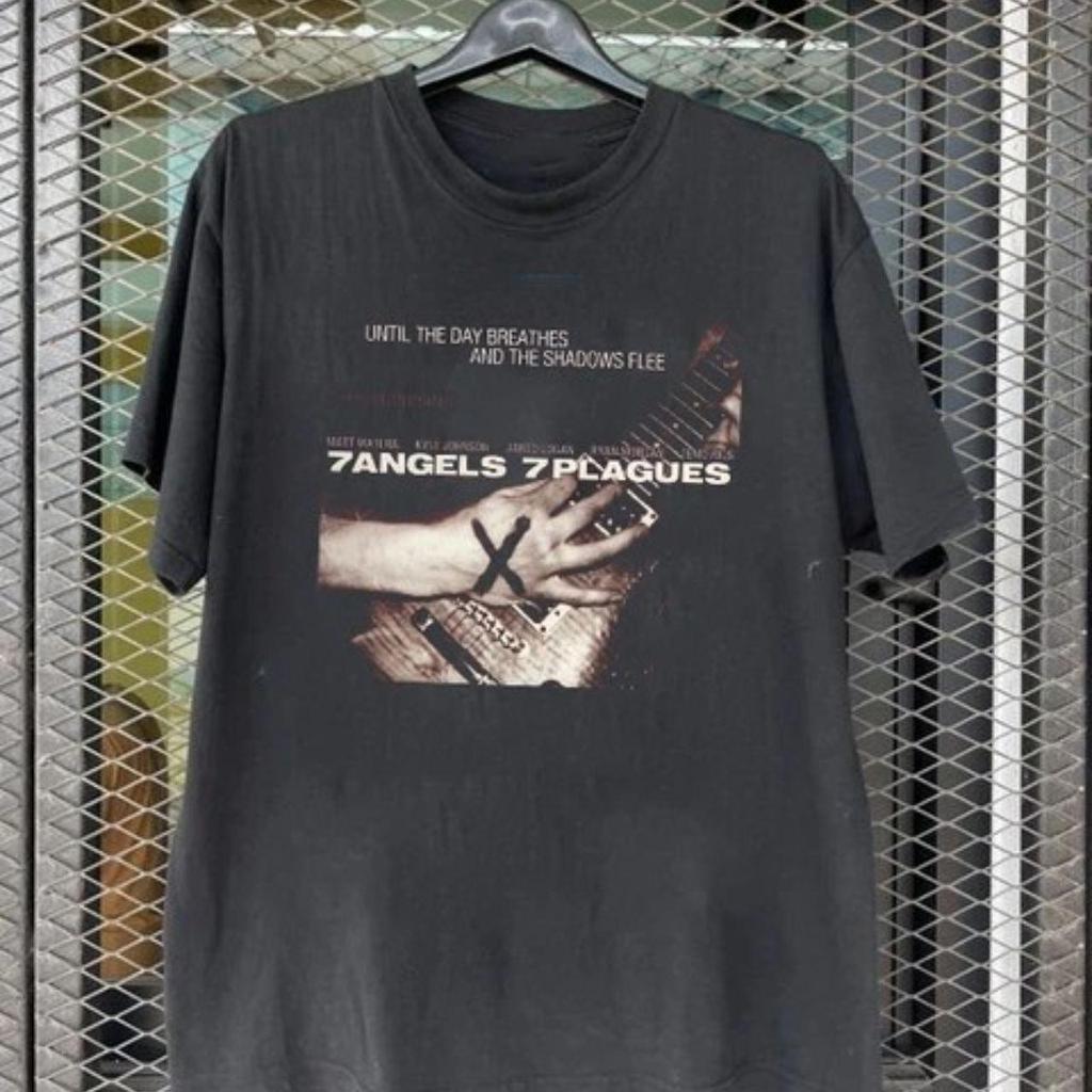 7 angels 7 plagues band until the day retro tshirt , vintage music tshirt Unisex T-Shirt