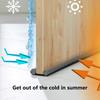 Door Seam Seal Flexible Cut Freely Door Draft Stopper Bottom Seal Strip Weather