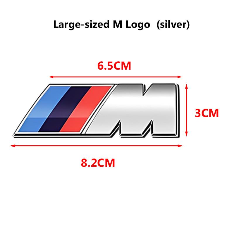 Car M Logo Fender Side Emblem Rear Trunk Badge Sticker Accessories For BMW E34 E46 E39 E38 E90 E60 E36 F30 F30 F10 E92 E38 E91