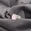 Rose Chalcedony Gemstone Jewelry, 925 Sterling Silver Ring Jewelry, Handmade Gorgeous Ring Gift For Women