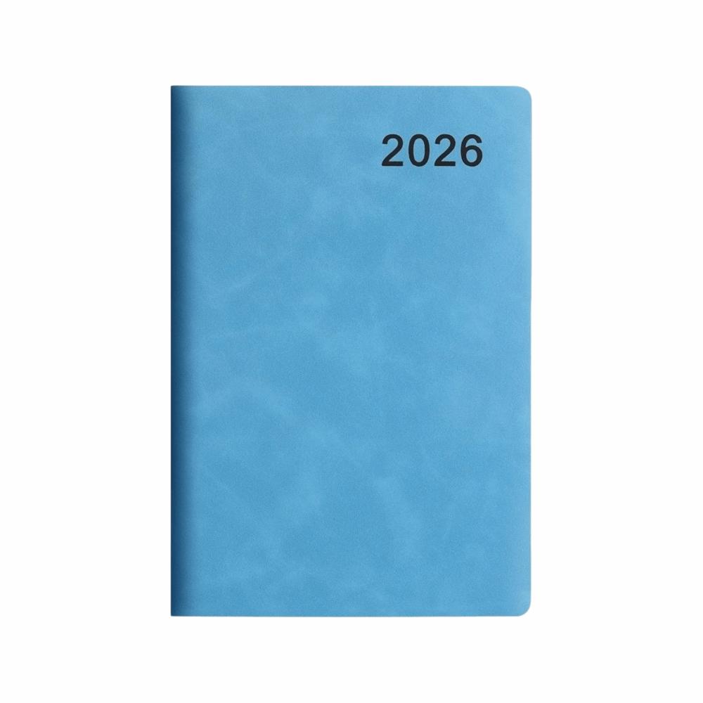 Professional 2026 Planner Book 360 Pages PU Academic Daily Organizer Colored Monthly Mark A5 Self-Discipline Calendar Planner