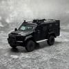 MVA models литой Коллекция Масштаб 1/64 Бронированный автомобиль SWAT с фигуркой Модель автомобиля из сплава Для праздничных подарков Подарки компании