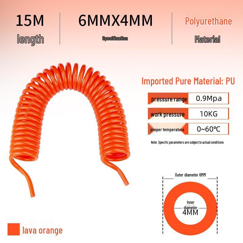 Durable High-Resilience PU Pneumatic Air Hose