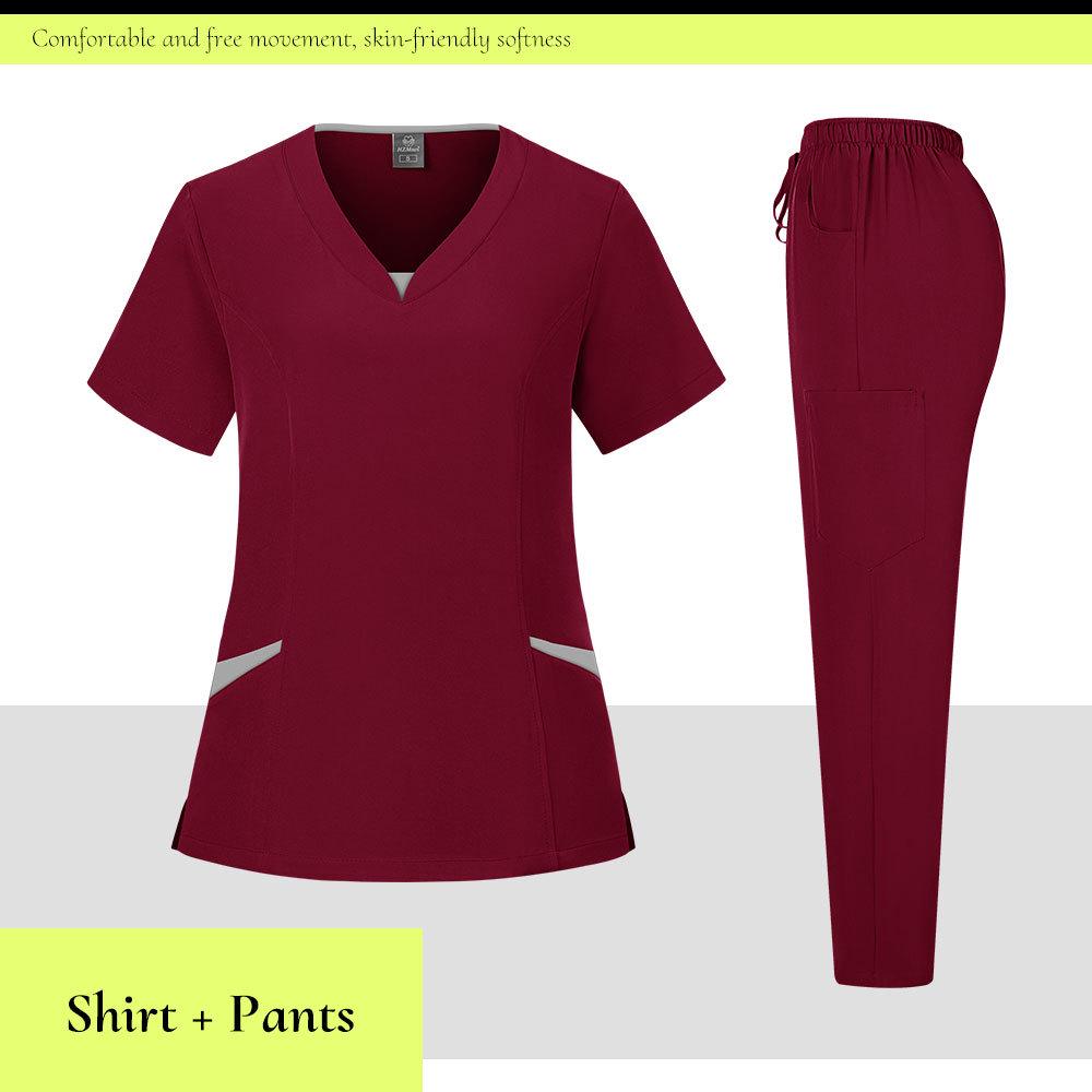 Костюм-скраб с коротким рукавом - Медицинская и сестринская униформа