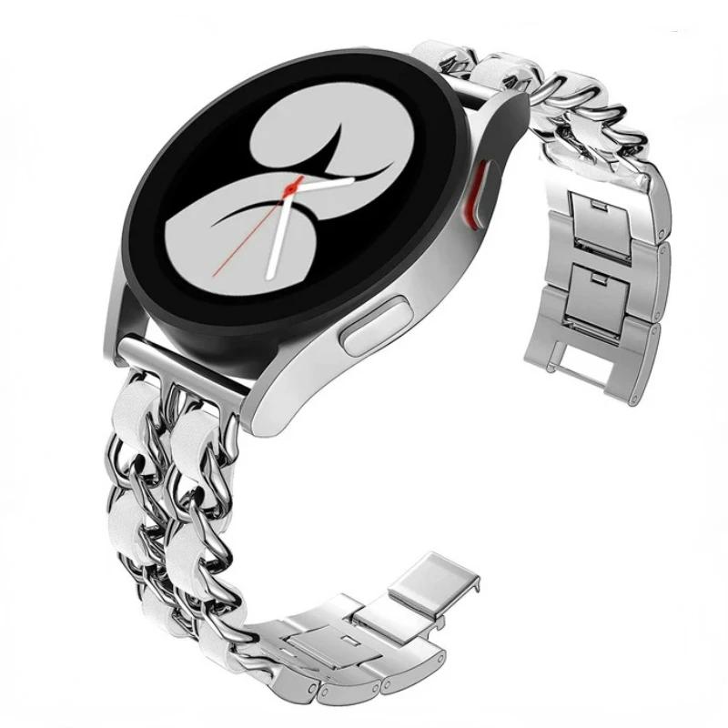 Металлический ремешок 20 мм 22 мм для Samsung Watch 7 6 5 4 3 Amazfit GTR/GTS Браслет Наручный ремешок для Huawei Watch 4/GT4-3-2 Xiaomi S4/3 Ремешок