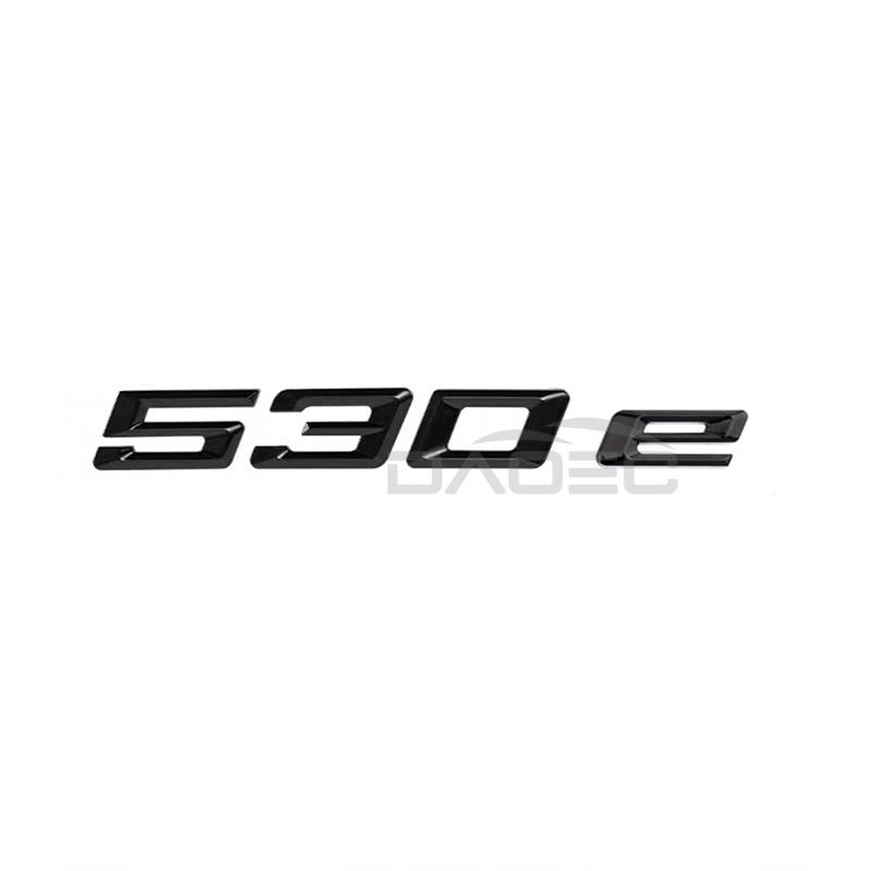 Car Trunk Chrome Letters Badge Emblem Decals Sticker For BMW 5 Series 520e 525e 528e 530e 540e 545e 550e E39 E60 E61 F10 F11 G30