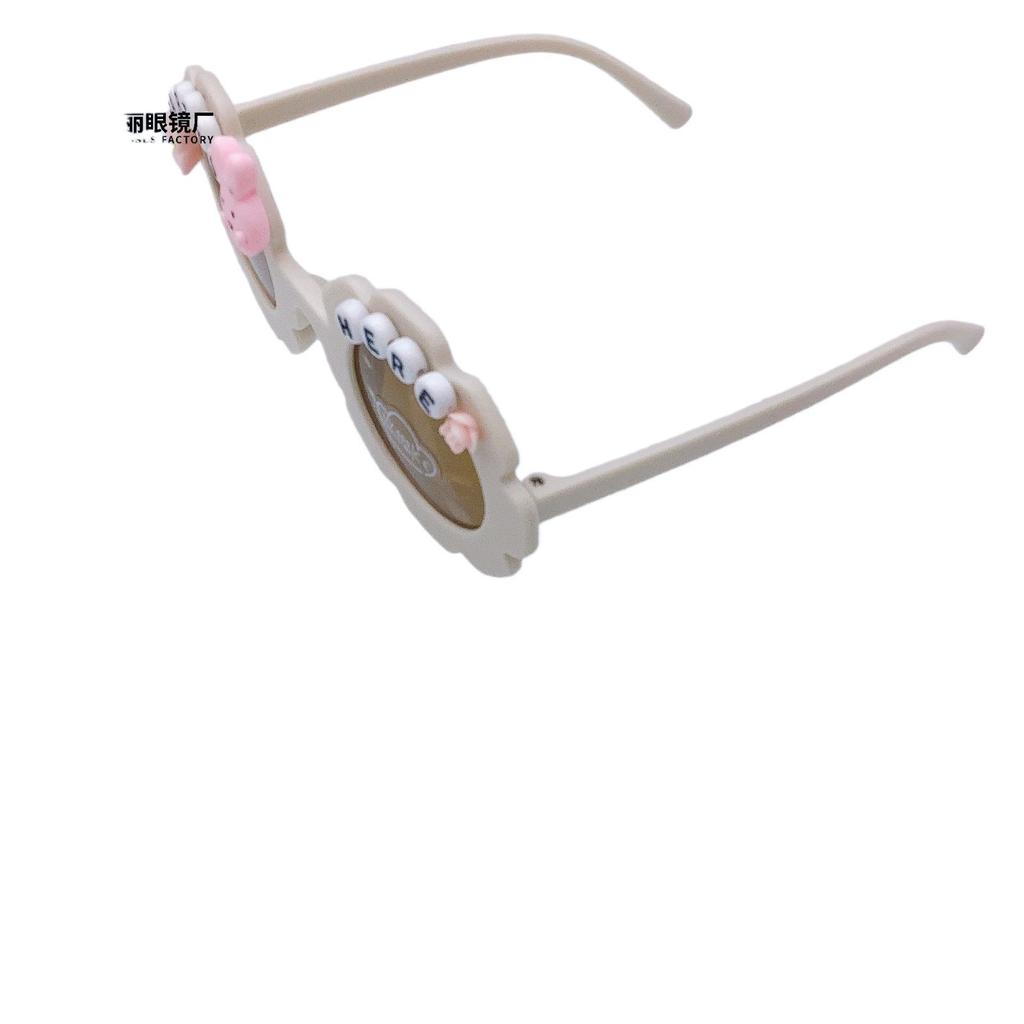 Модные детские солнцезащитные очки своими руками солнцезащитный крем защита от ультрафиолета детские солнцезащитные очки для путешествий индивидуальные очки для мальчиков и девочек Tide