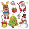 Set Of Christmas Patches For Clothes Children Gift Iron On Clothes Stickers Diy Stickers On Clothes