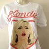 Blondie 90-е Ретро стиль Унисекс Мужчины Женщины Классическая Футболка Винтажный Перепечатка S-5XL Унисекс Футболка