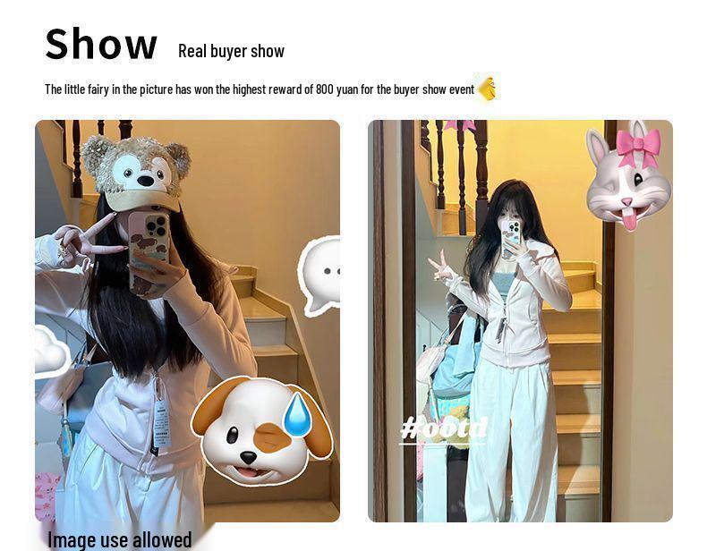 Женская приталенная куртка с капюшоном на молнии для осени/зимы 2024 - Хлопковый худи, подчеркивающий талию