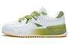 Flash Star 2 FlashStar 2.0 Wear Resistant And Lightweight Low Top Skateboard Shoes Women's White Green AGLT088-3
