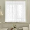 European White Lace Curtain Voile Window Treatments for Living Room Bedroom Window Tulle Curtain Drapes Home Decor