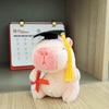 10-13cm Backpack Pendant Capibara Bag Hanging Gift Keychain Doll  Birthday Gift