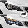 Подходит для фар Peugeot 4008/5008 2016-2019 годов с кристаллическими линзами и светодиодными последовательными указателями поворота.