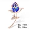 Brooch High-End Sense Niche High-End Women'S Silk Scarf Buckle Alloy Corsage Small Fragrant Wind Pearl Rhinestone High-End