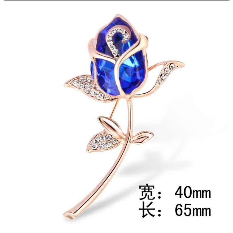 Brooch High-End Sense Niche High-End Women'S Silk Scarf Buckle Alloy Corsage Small Fragrant Wind Pearl Rhinestone High-End