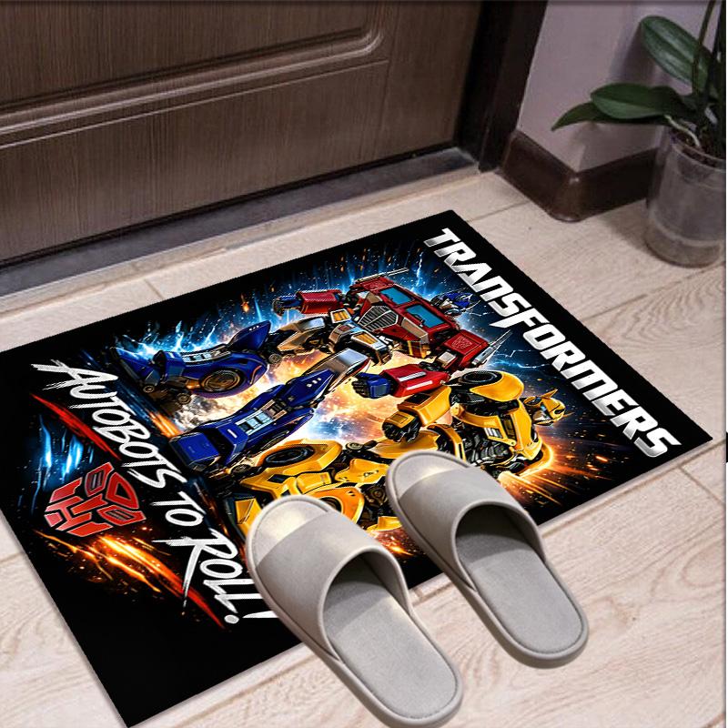 Transformers Pattern Rug, Indoor/Outdoor Mat, for Picnic, Gameroom, Bedroom, Office, Living Room, Home Decor Carpet, Birthday Gift
