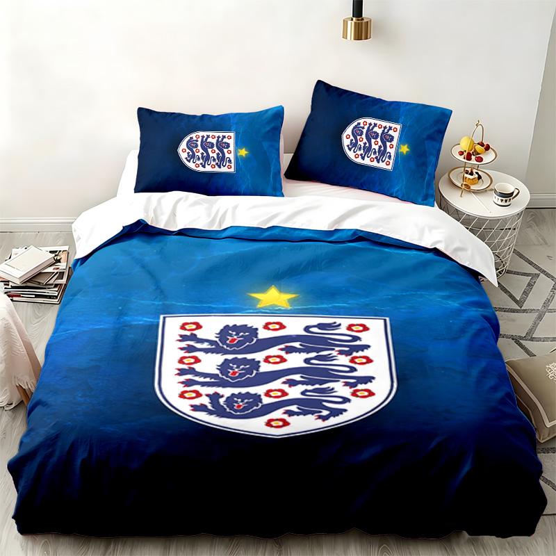 England national football team 3pc set Perfect for bedroom use Comfortable bedding set includes a duvet cover and two pillowcases Ideal birthday or Ch