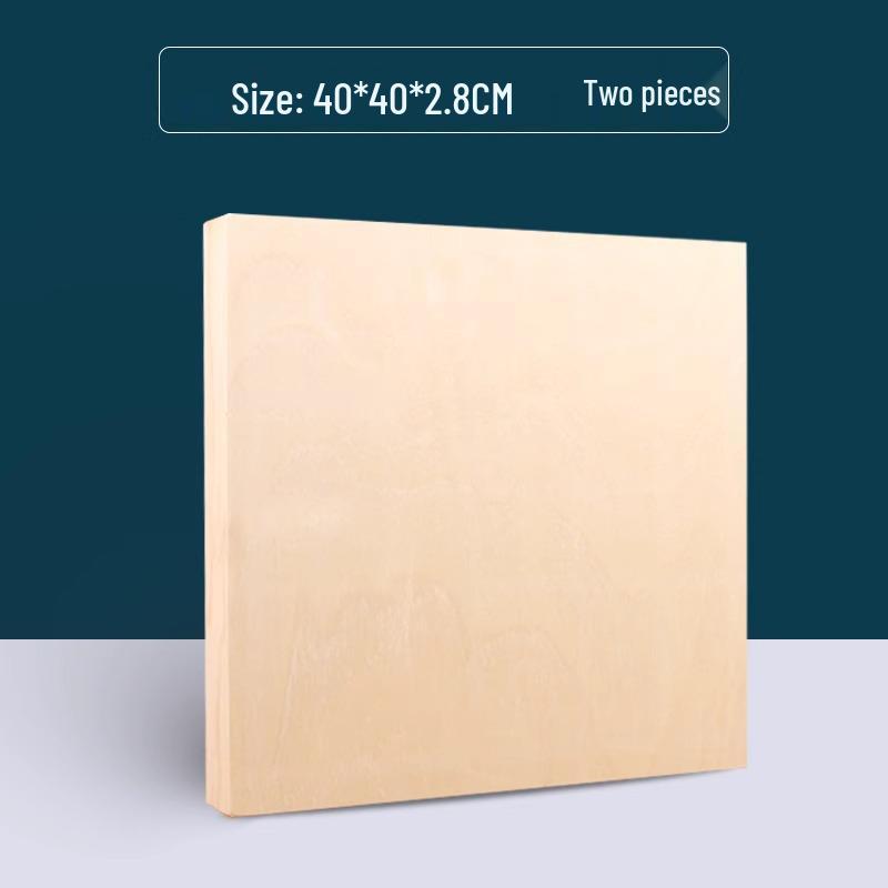 Carbonized Pine Oil Painting Frame Board - Acrylic Powder, No Frame Needed, Retro DIY Solid Wood.