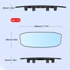 Universal Car Rearview Mirror Wide Angle Rear View Mirror HD Glass Assisting Anti-glare Large Vision Interior Monitor Auto