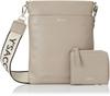 Итальянская овечья сумочка-кошелек и сумочка для смартфона для женщин Y920712SC серо-бежевый [Isaac] (26)