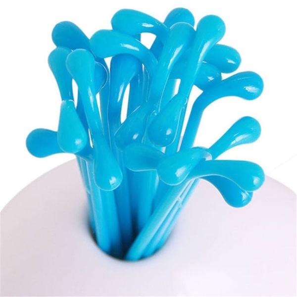 Charming Whale-themed Kitchen Utensil Set With 16 Colorful Fruit Vegetable Forks