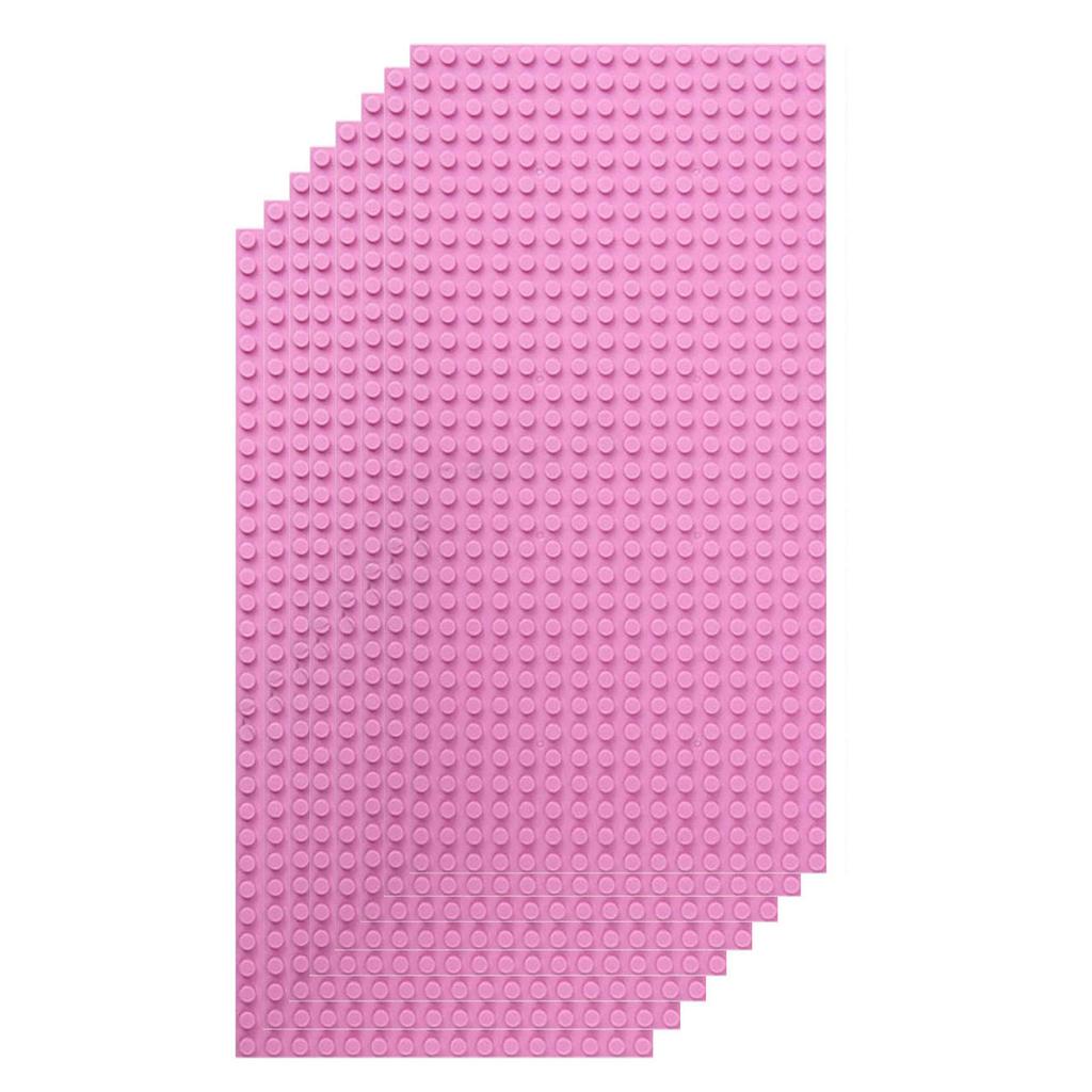 8 шт. 16x32 Точек Классические Базовые Пластины MOC DIY Пластиковые Кирпичи Основания Город Dimensions Строительные Блоки Фигурки Конструкторы