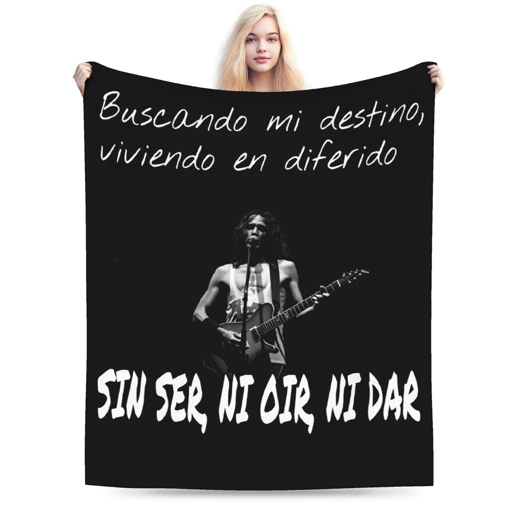Super Soft Blanket Girls Boys Travel Extremoduro Spanish Rock Band Bedding Throws Flannel Bedspread For Outdoor Sofa Bed Cover