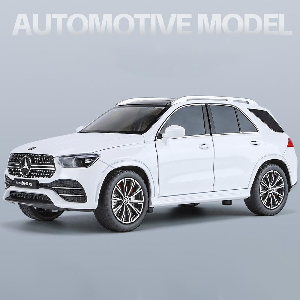 1/24 Benz GLE350 GLE внедорожник литые игрушечные машинки и транспортные средства модель автомобиля звук и свет инерционные игрушки для детей подарки