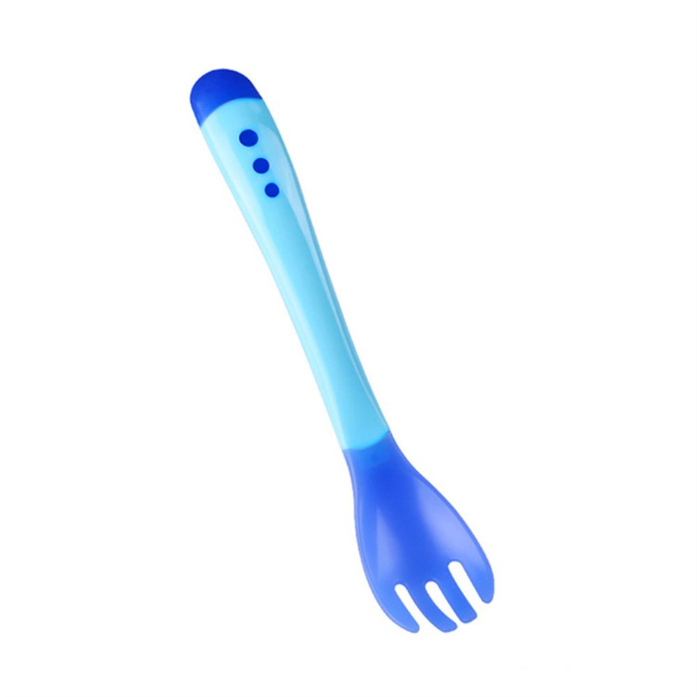 Feeding Tools Feeding Infant Soft Temperature Sensing Spoon Fork Toddler Flatware Silicone Spoon