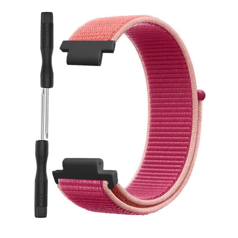 Garmin Forerunner 235 lite nylon strap 735 XT/230/220/620 breathable watchband Approach S20 S6 quick-drying strap double B Garmin 235/735 nylon strap