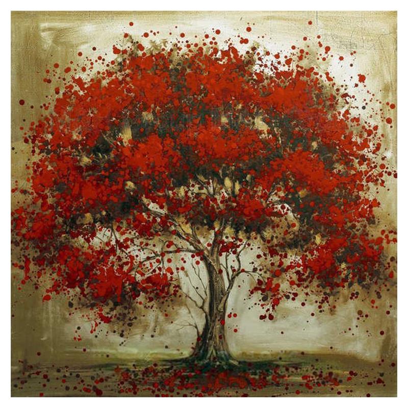 Полный круглый дрель Алмазная вышивка Распродажа Дерево Мозаика Художественная картина 5D DIY Алмазная картина Пейзаж Комплект Украшение дома Подарок