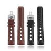 Для 1853 Tissot T044 Racing Series T044430A T044417 изогнутый конец Ремешок из коровьей кожи с бабочкой Браслет Мужской 20 мм Часовой ремешок