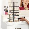 Jewelry Organizer Tabletop Jewelry Holder Earring Necklace Bracelet Jewelry Tree Display Stand with Tray